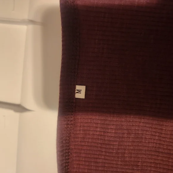 Women's Long Sleeve Top - Maroon - Picture 2 of 3